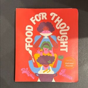 Ban.do Red 'Food for Thought' Wellness Planner-NEW